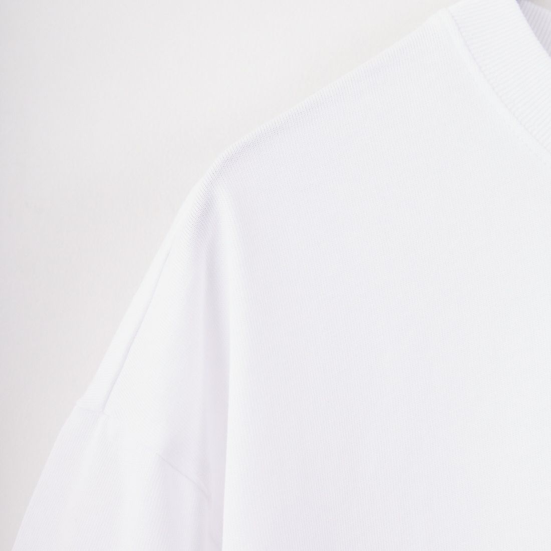 MAISON KITSUNE [メゾン キツネ] ハンドライティング エンブロイダリー オーバーサイズ Tシャツ [OM00123KJ0119] M186 WHITE