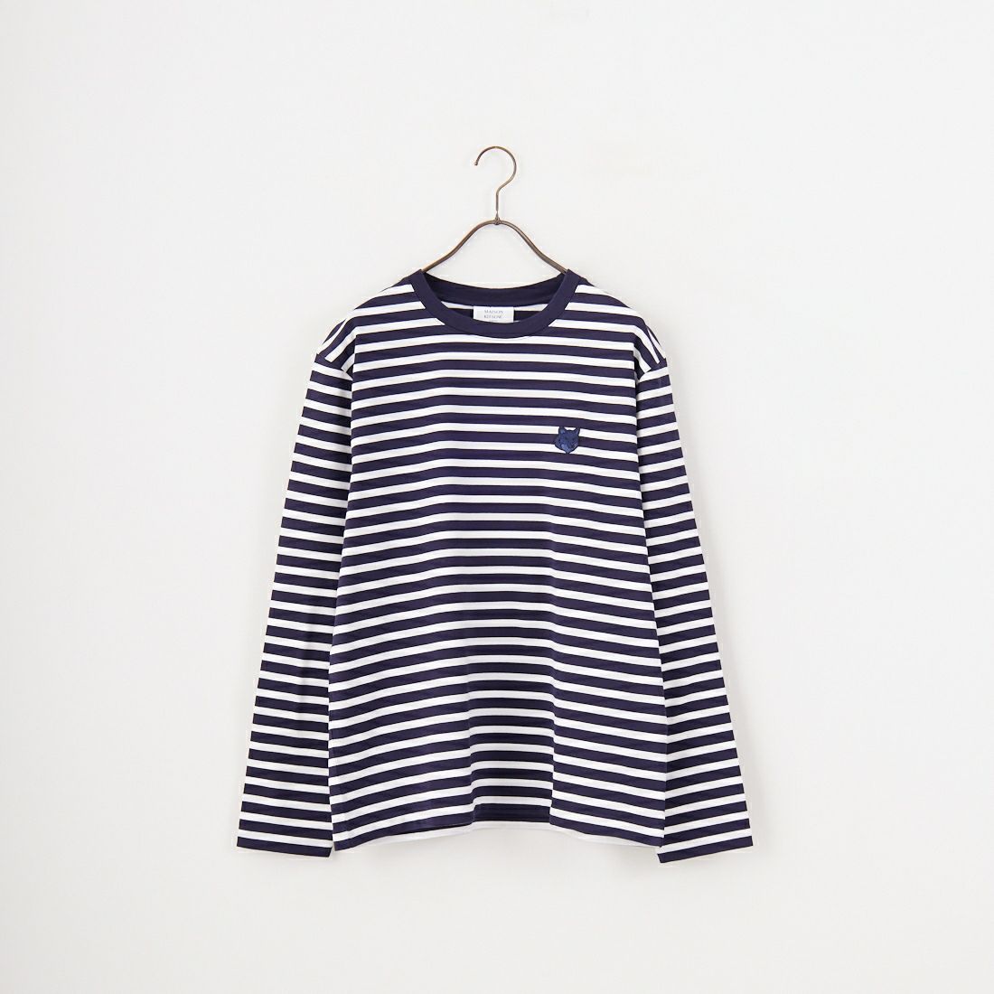 MAISON KITSUNE [メゾン キツネ] ボールド フォックスヘッド パッチ コンフォート マリン Tシャツ [OM00125KJ0044] S481 NVY S