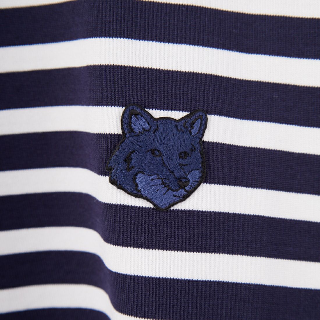 MAISON KITSUNE [メゾン キツネ] ボールド フォックスヘッド パッチ コンフォート マリン Tシャツ [OM00125KJ0044] S481 NVY S