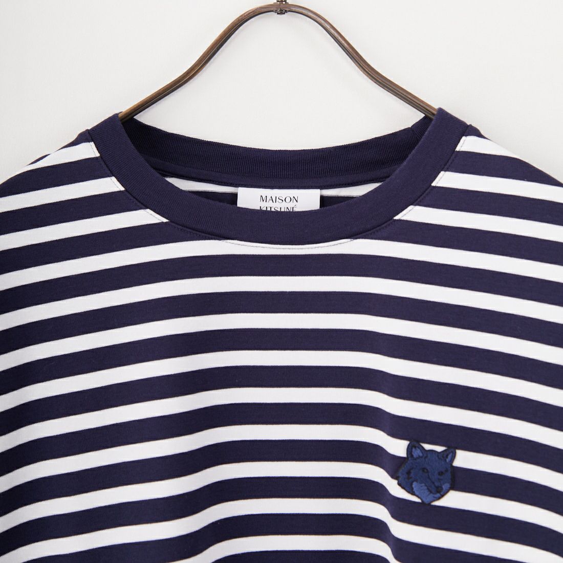 MAISON KITSUNE [メゾン キツネ] ボールド フォックスヘッド パッチ コンフォート マリン Tシャツ [OM00125KJ0044] S481 NVY S