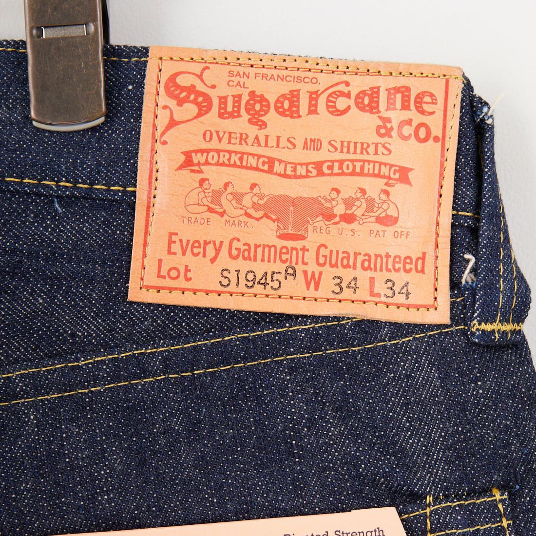 SUGAR CANE [シュガーケーン] 14ozデニム ウエストオーバーオールズ 1945年モデル [SC49001] 420 N.NVY