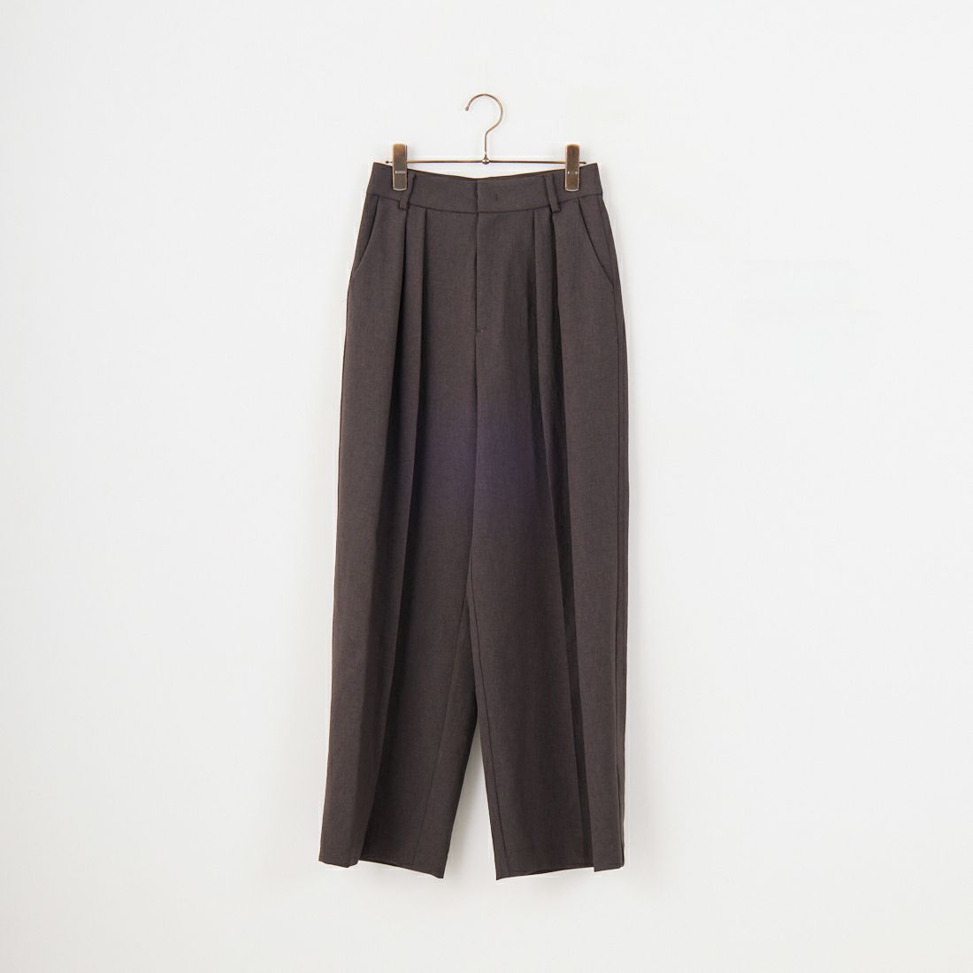 Jeans Factory Clothes [ジーンズファクトリークローズ] カーブタックワイドパンツ [21254069] 003 ﾁｬｺｰﾙ
