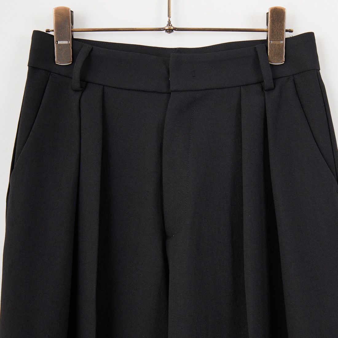 Jeans Factory Clothes [ジーンズファクトリークローズ] カーブタックワイドパンツ [21254069] 004 ﾌﾞﾗｯｸ