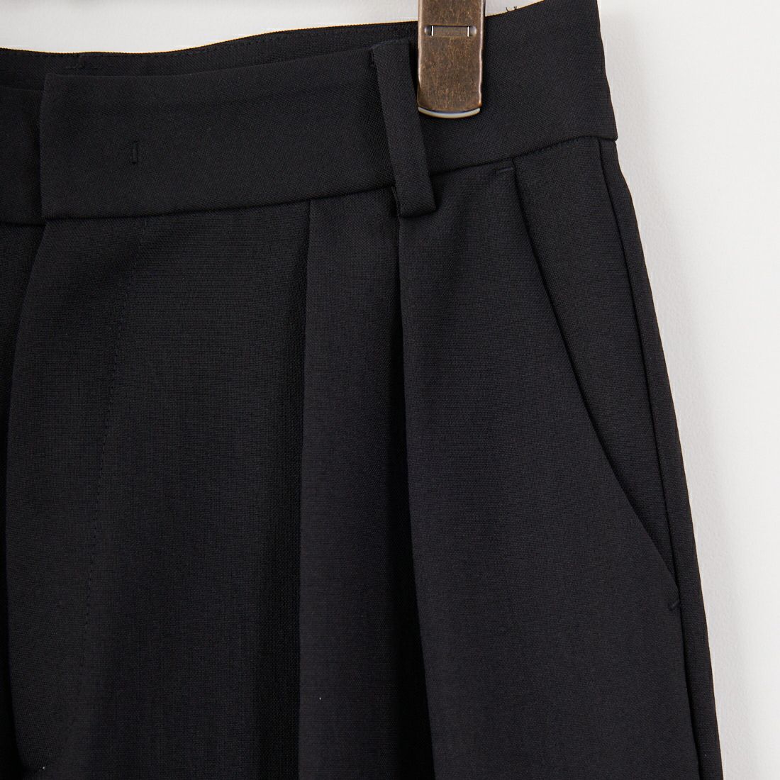 Jeans Factory Clothes [ジーンズファクトリークローズ] カーブタックワイドパンツ [21254069] 004 ﾌﾞﾗｯｸ