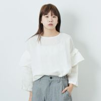 02 OFF&&モデル身長：167cm 着用サイズ：F&&