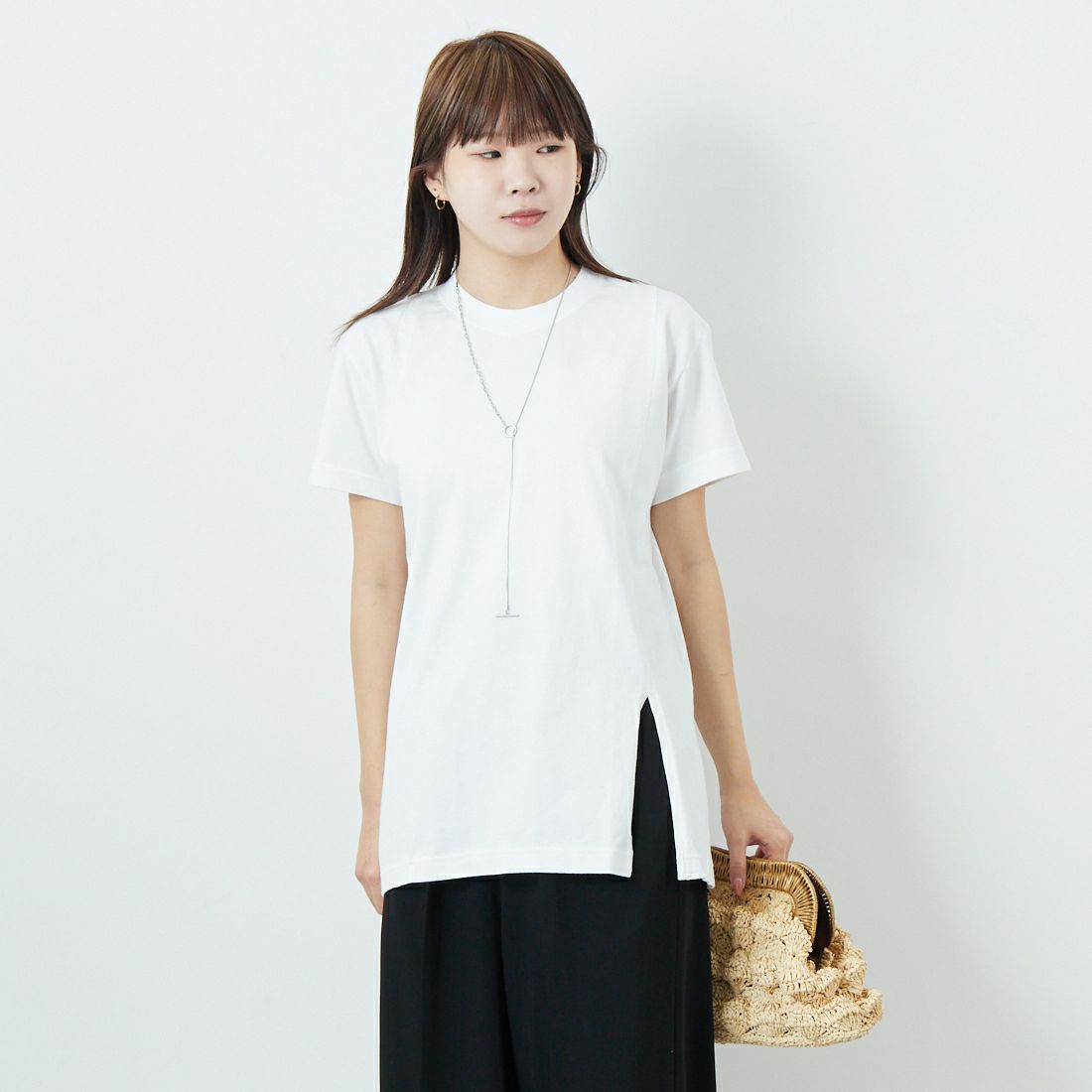 WHITE&&モデル身長：167cm 着用サイズ：F&&