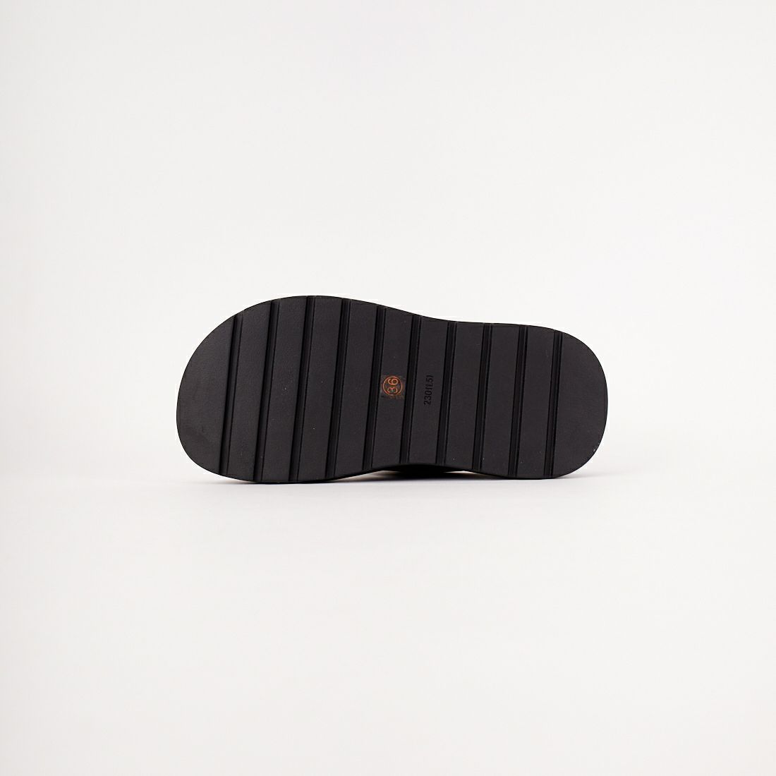 MOHI [モヒ] 2ストラップ厚底サンダル [GU3-23-038-PU] BLACK/BLAC
