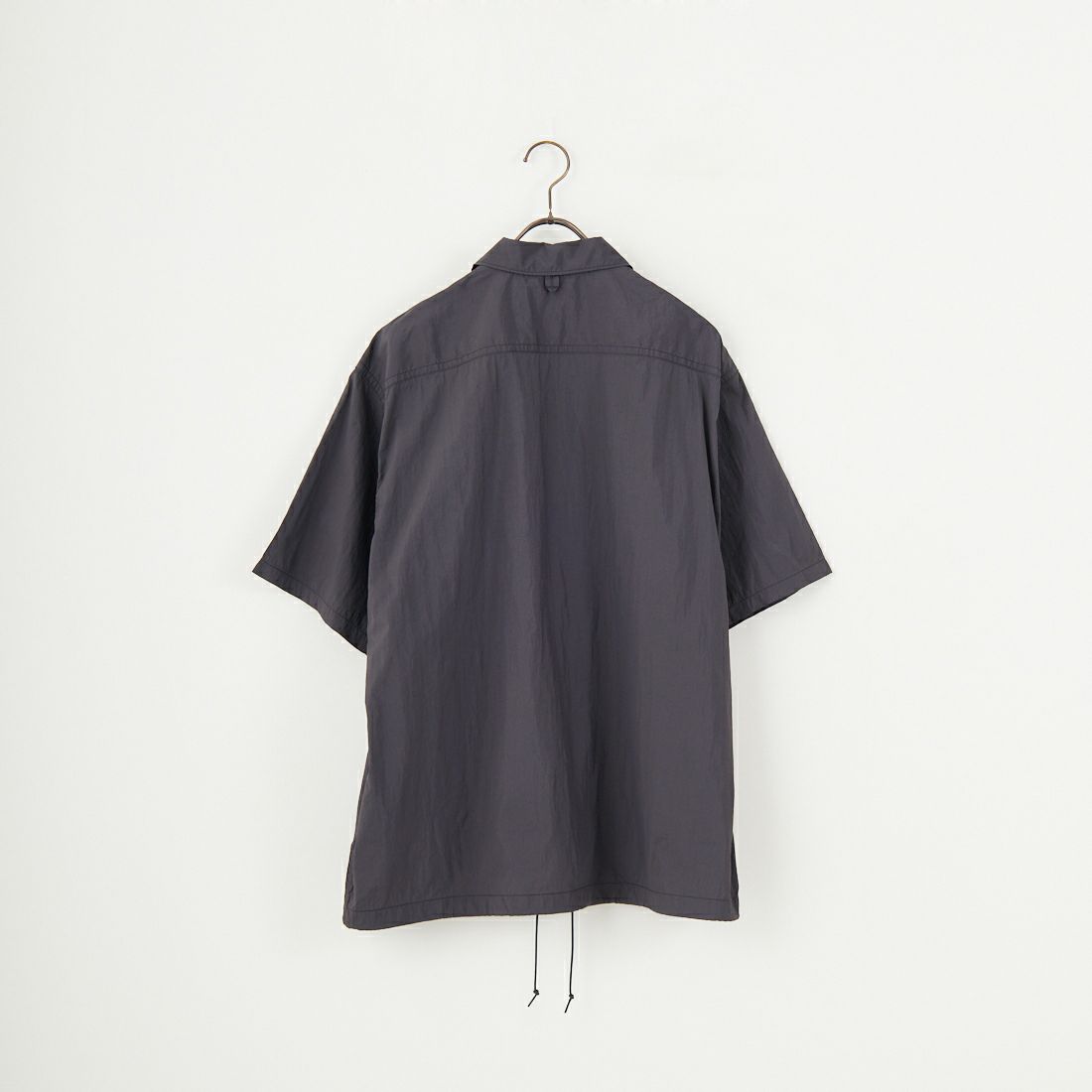 THE NORTH FACE PURPLE LABEL [ザ ノースフェイス パープルレーベル] ナイロンタフタ フィールドショートスリーブシャツ [N25SG055] AH AH GRAY