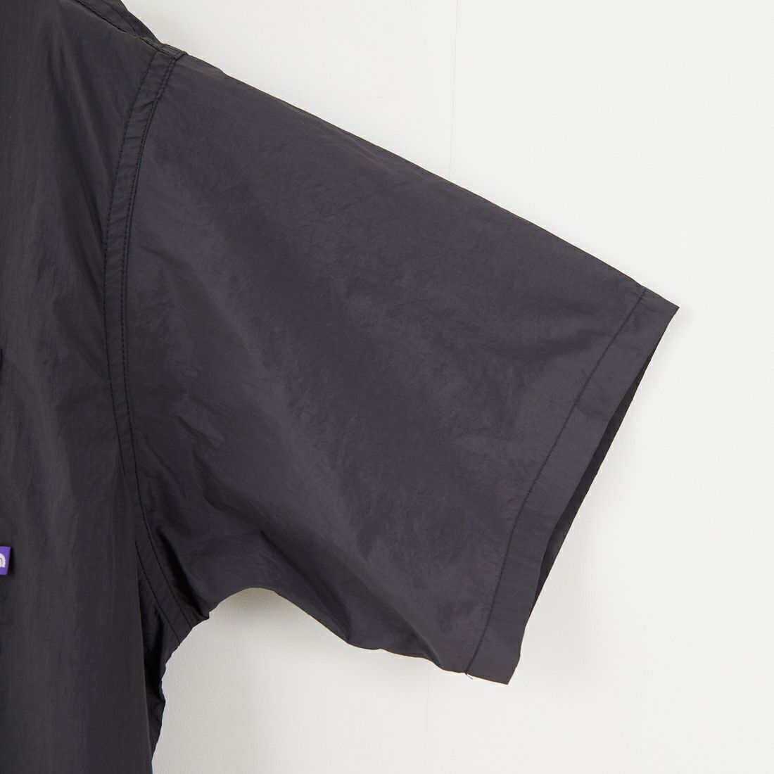 THE NORTH FACE PURPLE LABEL [ザ ノースフェイス パープルレーベル] ナイロンタフタ フィールドショートスリーブシャツ [N25SG055] AH AH GRAY