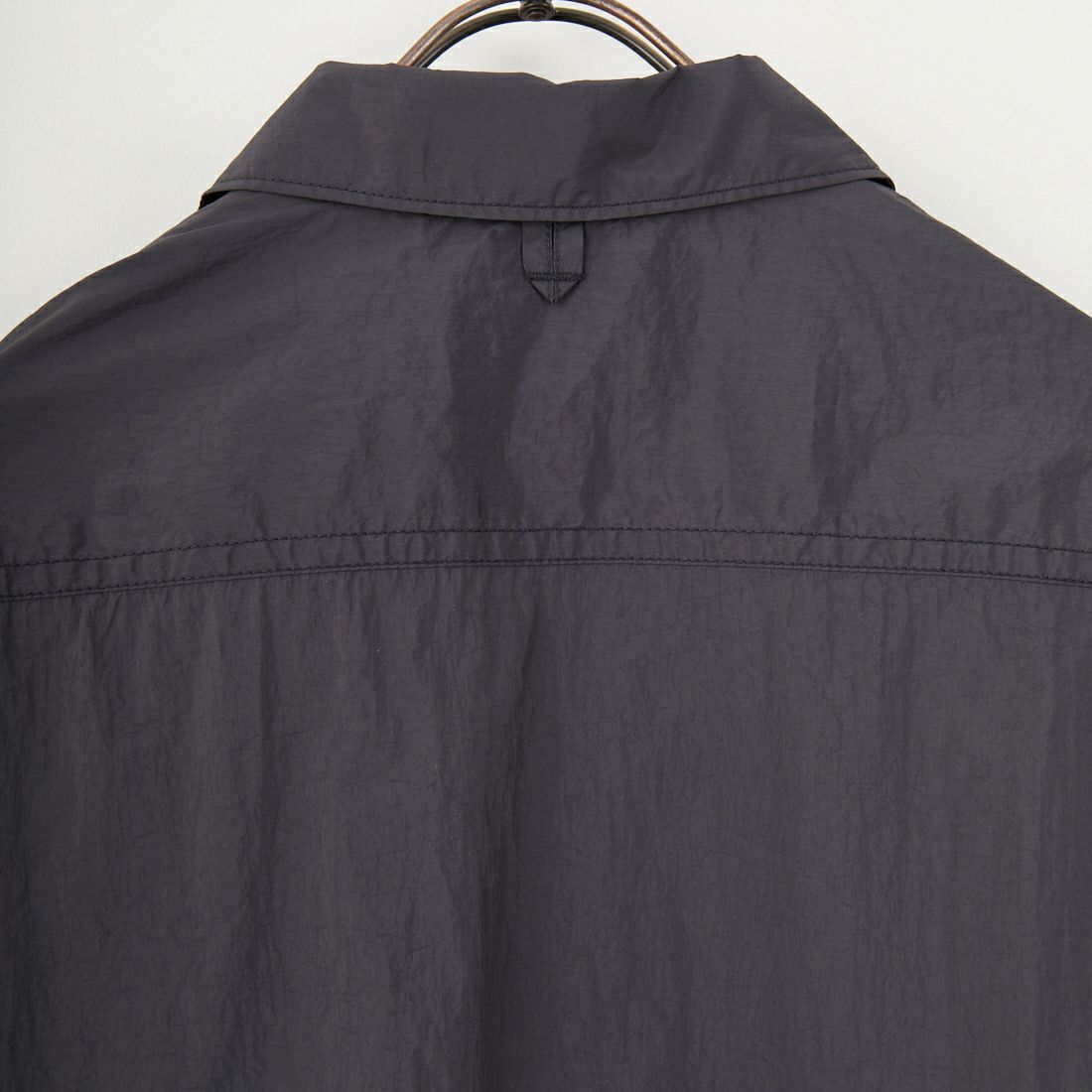 THE NORTH FACE PURPLE LABEL [ザ ノースフェイス パープルレーベル] ナイロンタフタ フィールドショートスリーブシャツ [N25SG055] AH AH GRAY