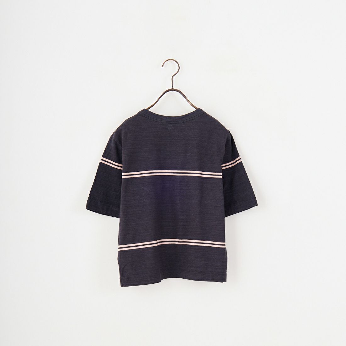 blurhms [ブラームス] ボーダーコンパクトTシャツ [BHSW25S1BDR] 03 N.BK/P.
