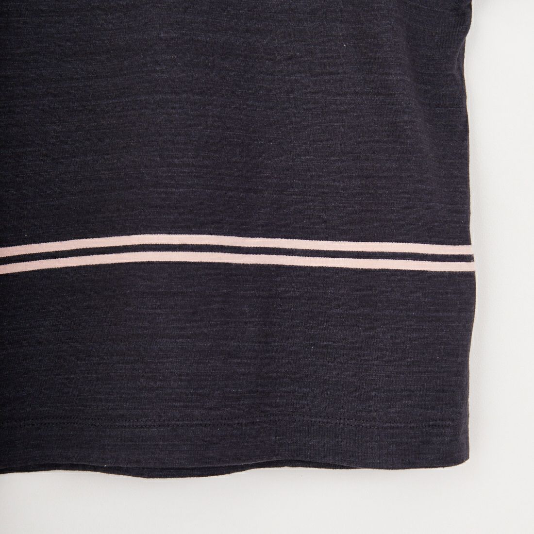 blurhms [ブラームス] ボーダーコンパクトTシャツ [BHSW25S1BDR] 03 N.BK/P.