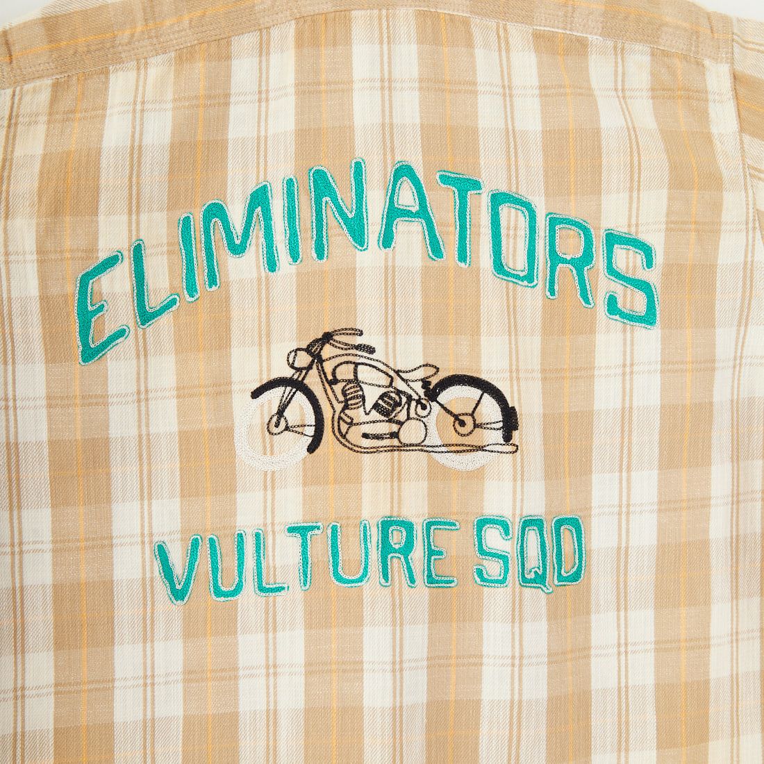 BOW WOW [バウワウ] ELIMINATORS ショートスリーブフランネルシャツ [BW251-ESFS] BEIGE AGIN