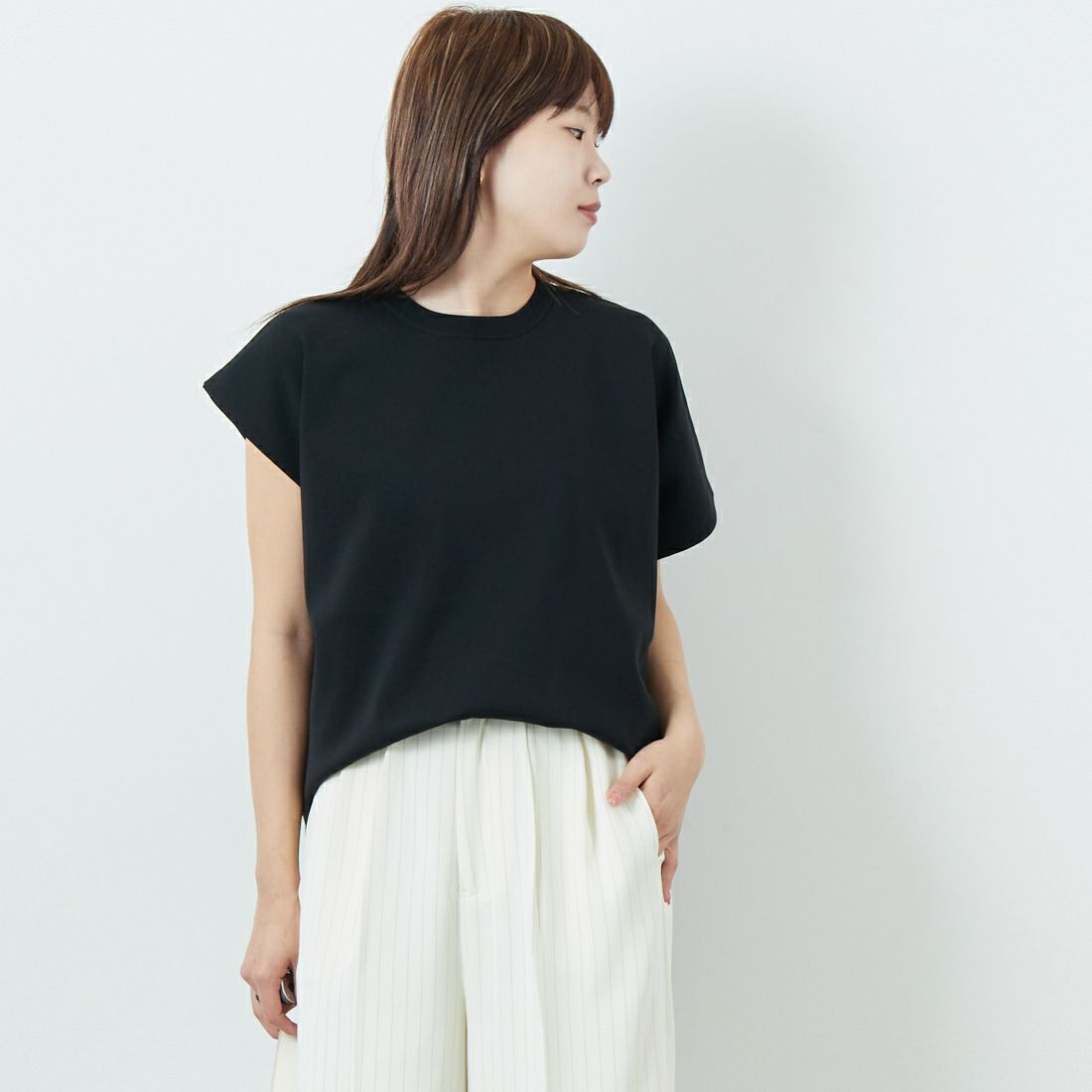 020 BLK&&モデル身長：167cm 着用サイズ：F&&