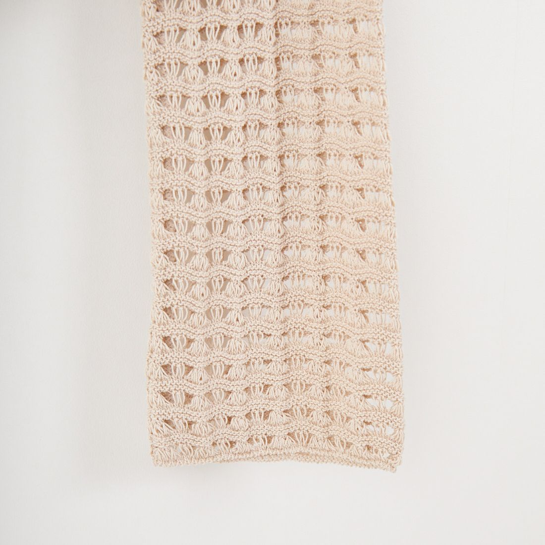 JoICEADDED [ジョイスアディッド] トライアングルパターン ニットカーディガン [J251KN02] SOIL BEIGE