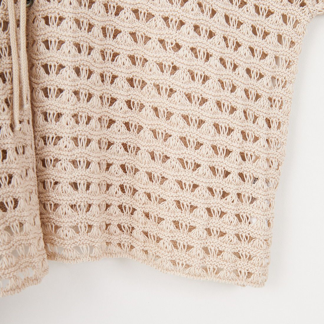 JoICEADDED [ジョイスアディッド] トライアングルパターン ニットカーディガン [J251KN02] SOIL BEIGE