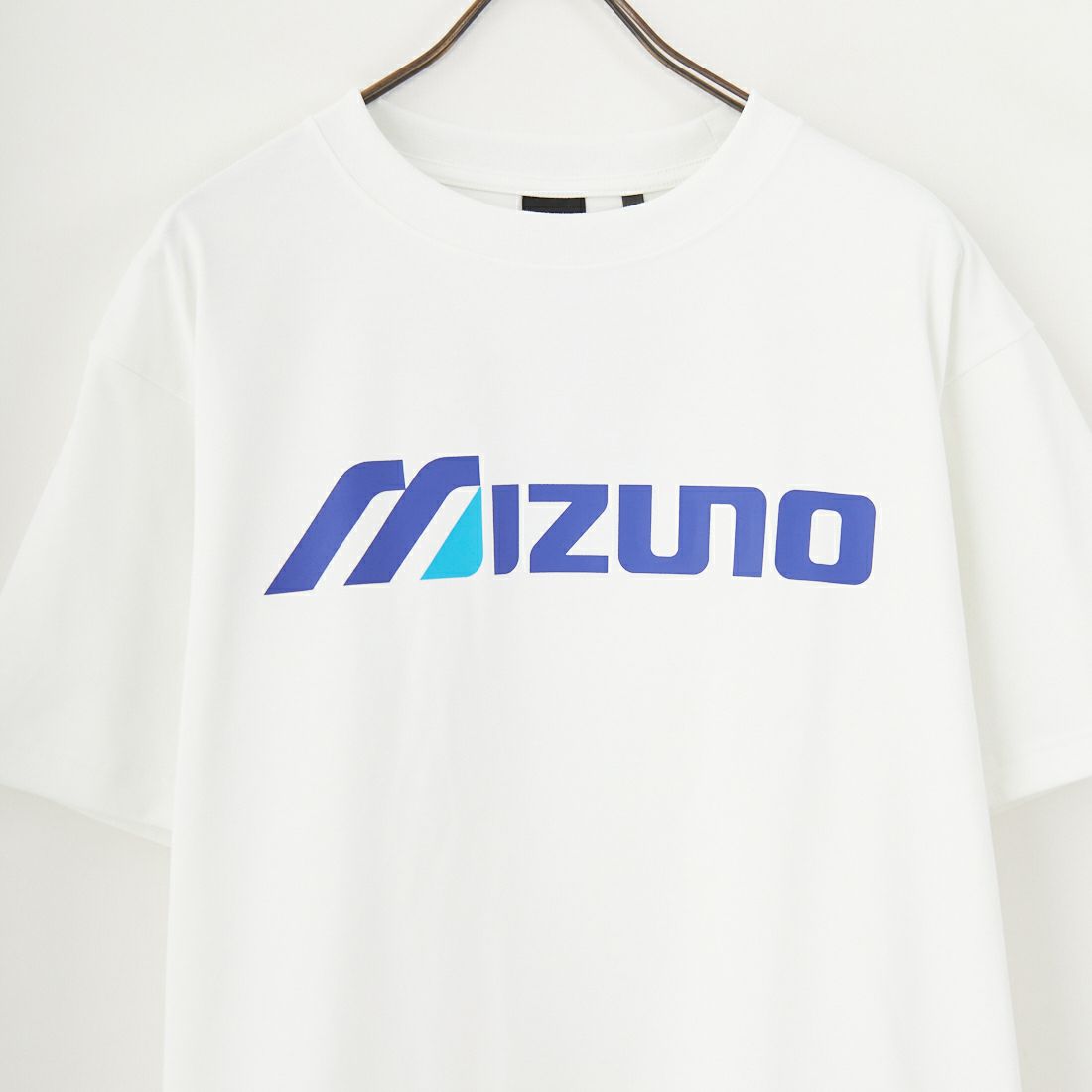 NEW VINTAGE GOLF [ニュービンテージゴルフ] NVG×MIZUNO クラシックロゴTシャツ [MZN-0319] WHT/BLU