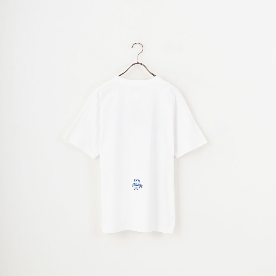 NEW VINTAGE GOLF [ニュービンテージゴルフ] GOLF IS LIFE ショートスリーブTシャツ [NVG-0301] WHITE
