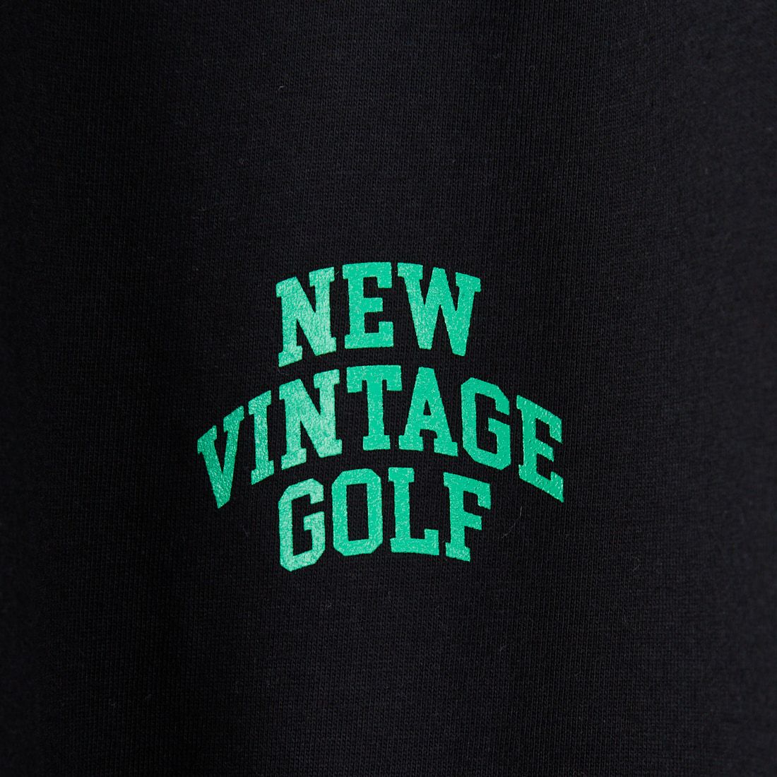 NEW VINTAGE GOLF [ニュービンテージゴルフ] GOLF IS LIFE ショートスリーブTシャツ [NVG-0301] BLACK