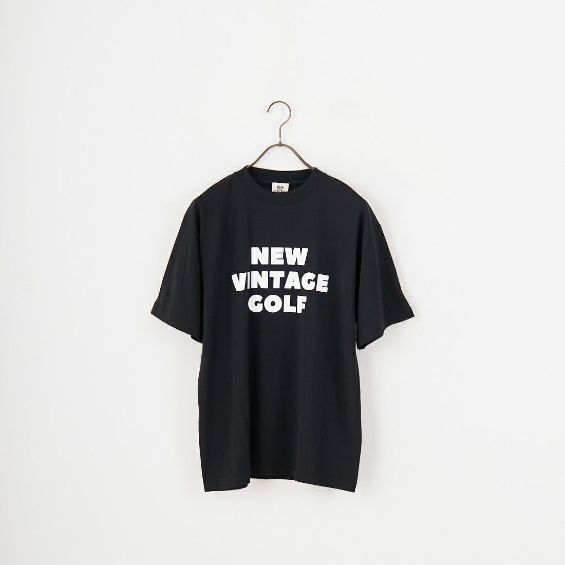 NEW VINTAGE GOLF [ニュービンテージゴルフ] NO LECTURE ショートスリーブTシャツ [NVG-0302] BLACK