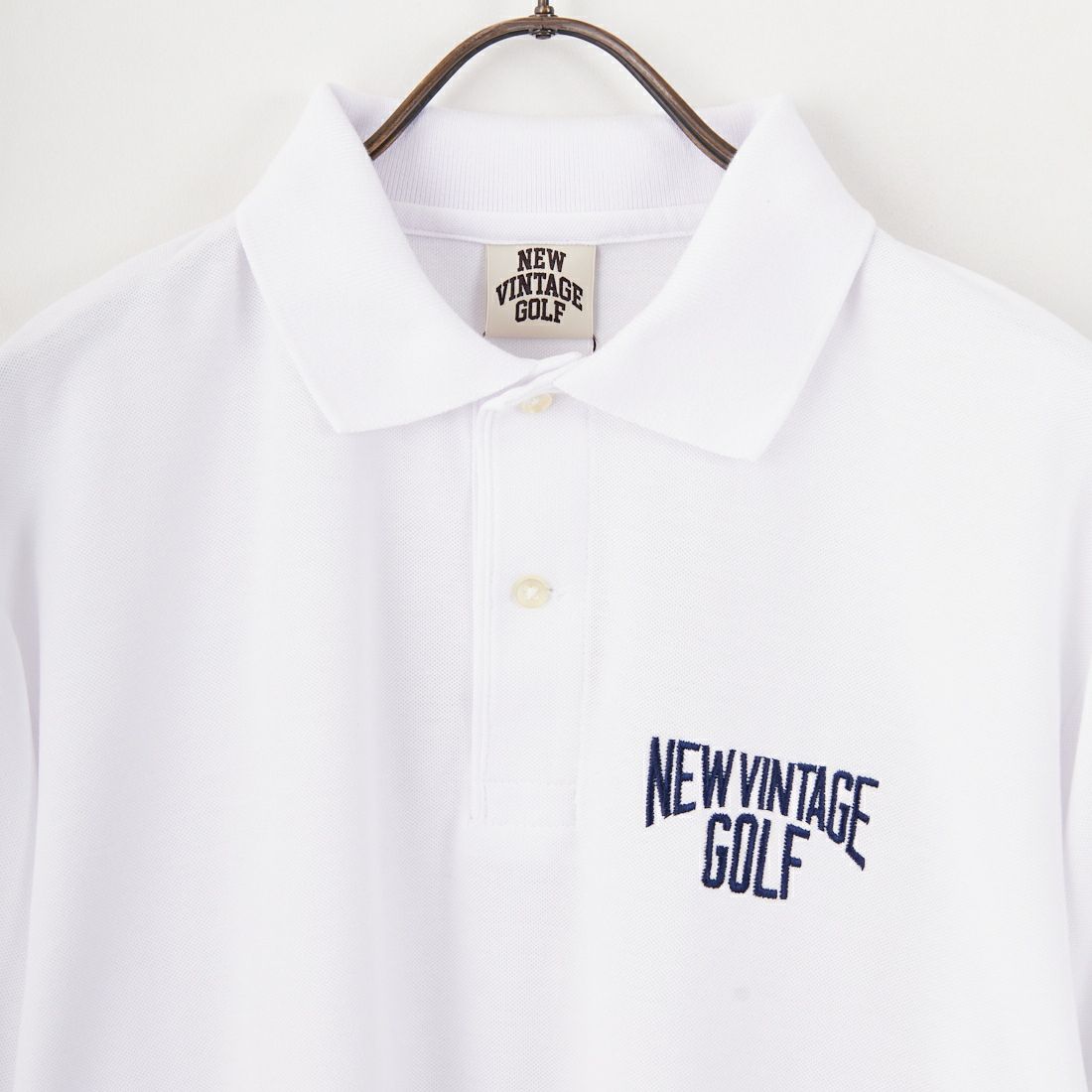 NEW VINTAGE GOLF [ニュービンテージゴルフ] NYC ポロシャツ [NVG-0308] WHITE