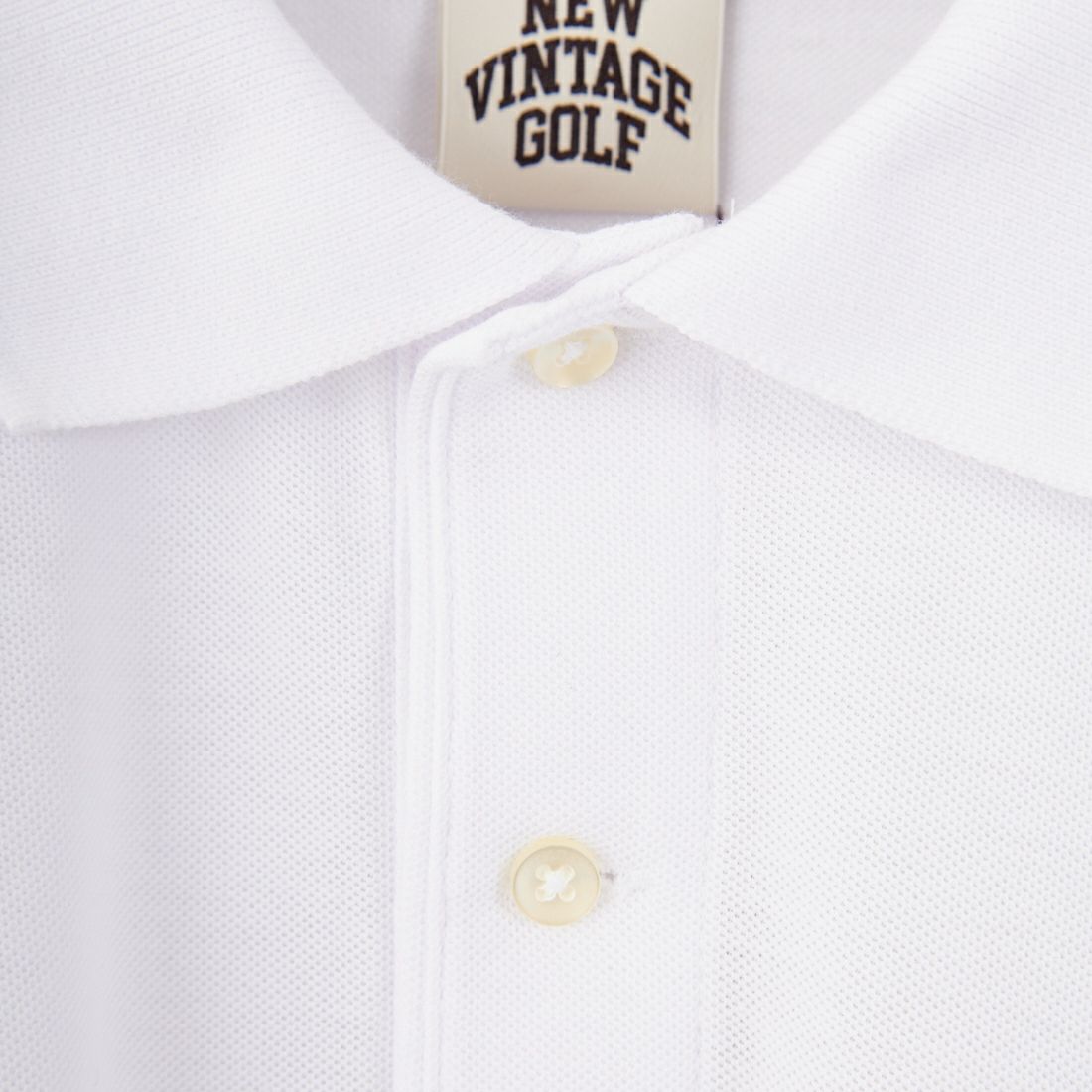 NEW VINTAGE GOLF [ニュービンテージゴルフ] NYC ポロシャツ [NVG-0308] WHITE