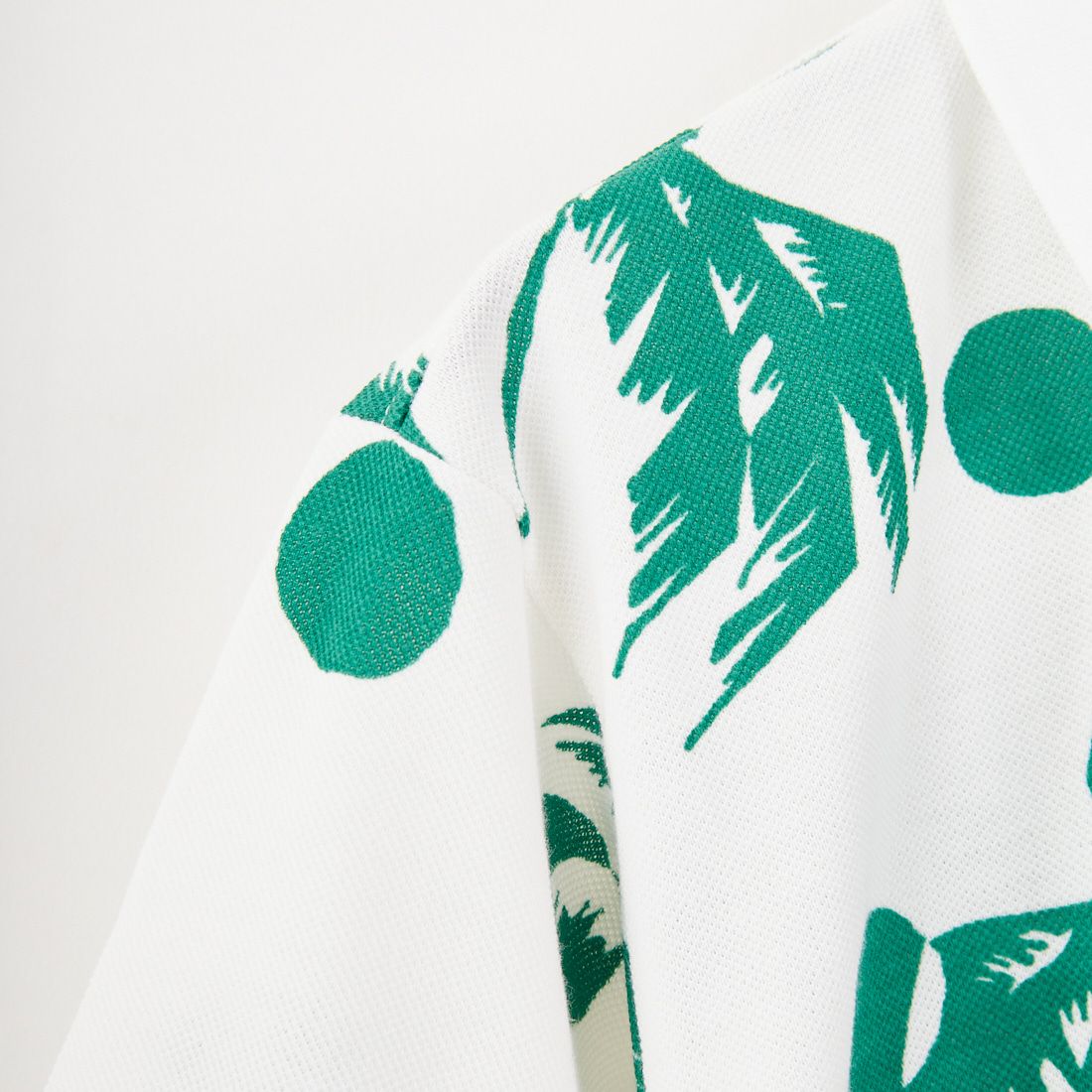 NEW VINTAGE GOLF [ニュービンテージゴルフ] NVG×SUN SURF ムーンパームツリーポロシャツ [SSF-0317] OFF WHITE