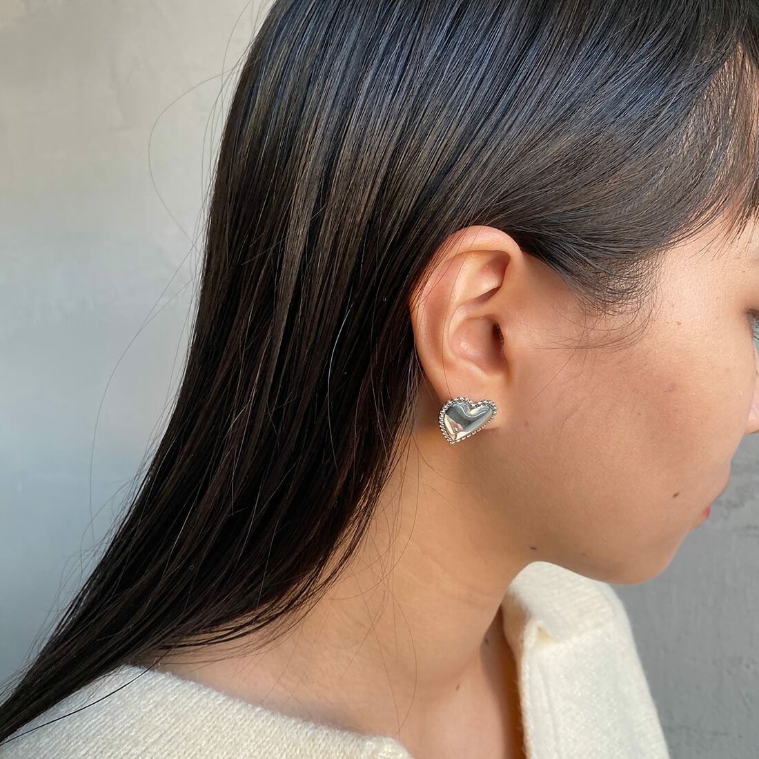 PHILIPPE AUDIBERT [フィリップ オーディベール] WANDA ハートモチーフシルバーピアス [BO5710] SILVER