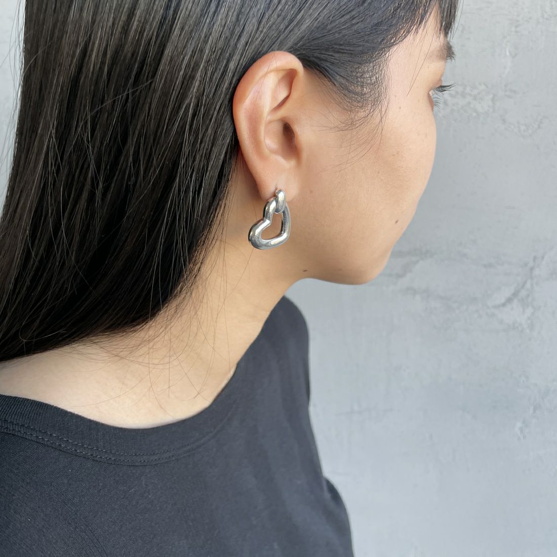 PHILIPPE AUDIBERT [フィリップ オーディベール] SOLINE ハートモチーフピアス [BO6167] SILVER