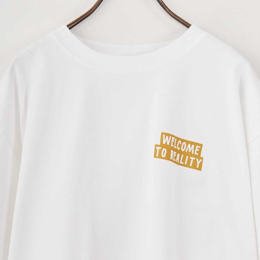 FUNG [ファング] REALITY カットオフプリントTシャツ [REALITY] WH/ﾗﾒ