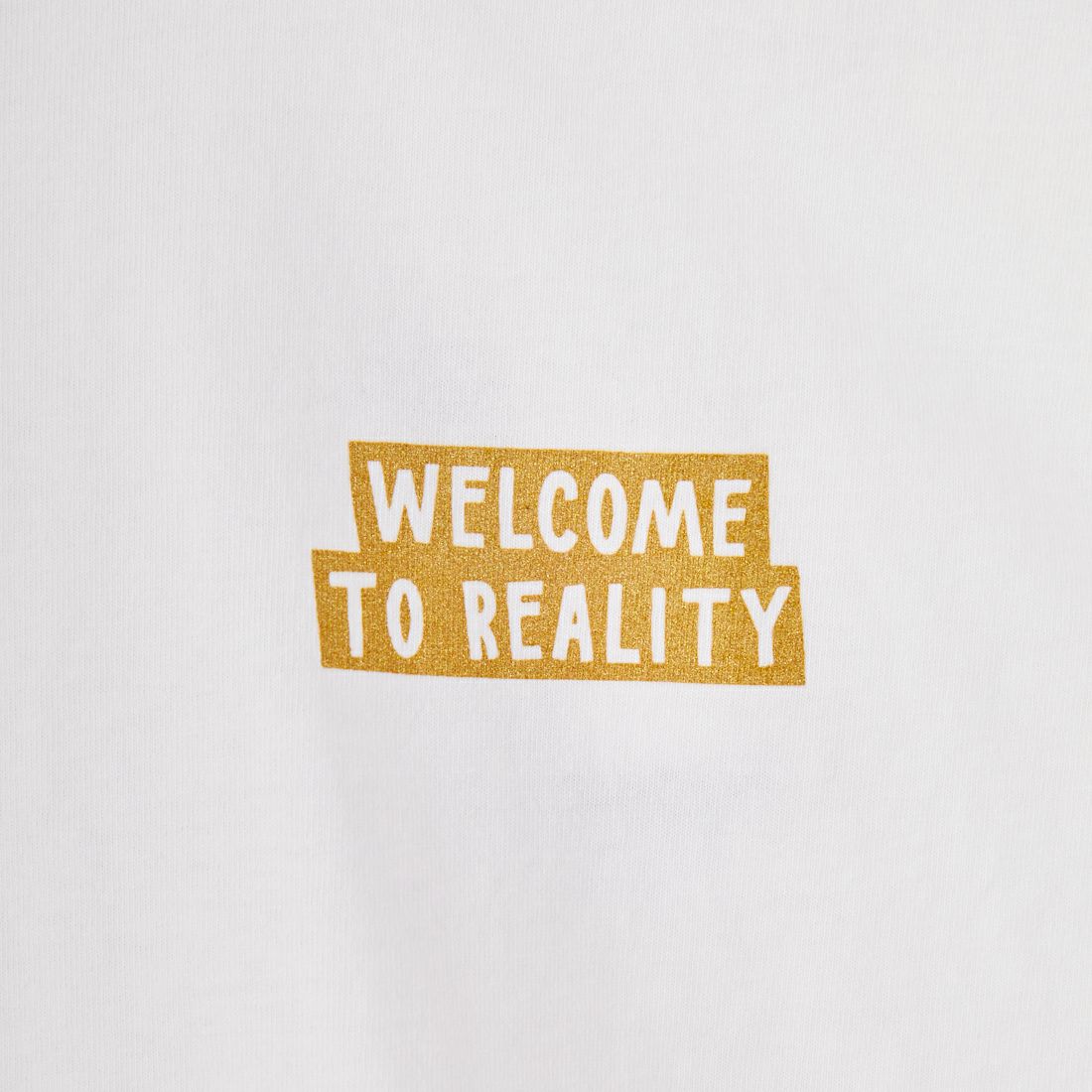 FUNG [ファング] REALITY カットオフプリントTシャツ [REALITY] WH/ﾗﾒ