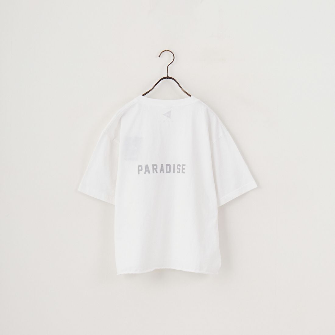 FUNG [ファング] WEEKEND カットオフプリントTシャツ [WEEKEND] WH/SILVER