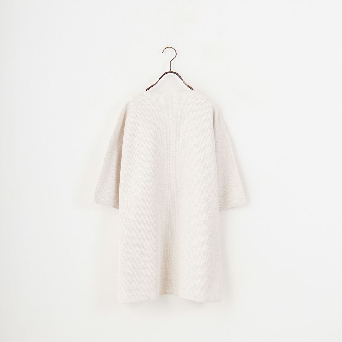 blurhms ROOTSTOCK [ブラームス ルーツストック] ラフ&スムース サーマルオーバーネックTシャツ [BROOTS24S19S25] 02 H.OATME