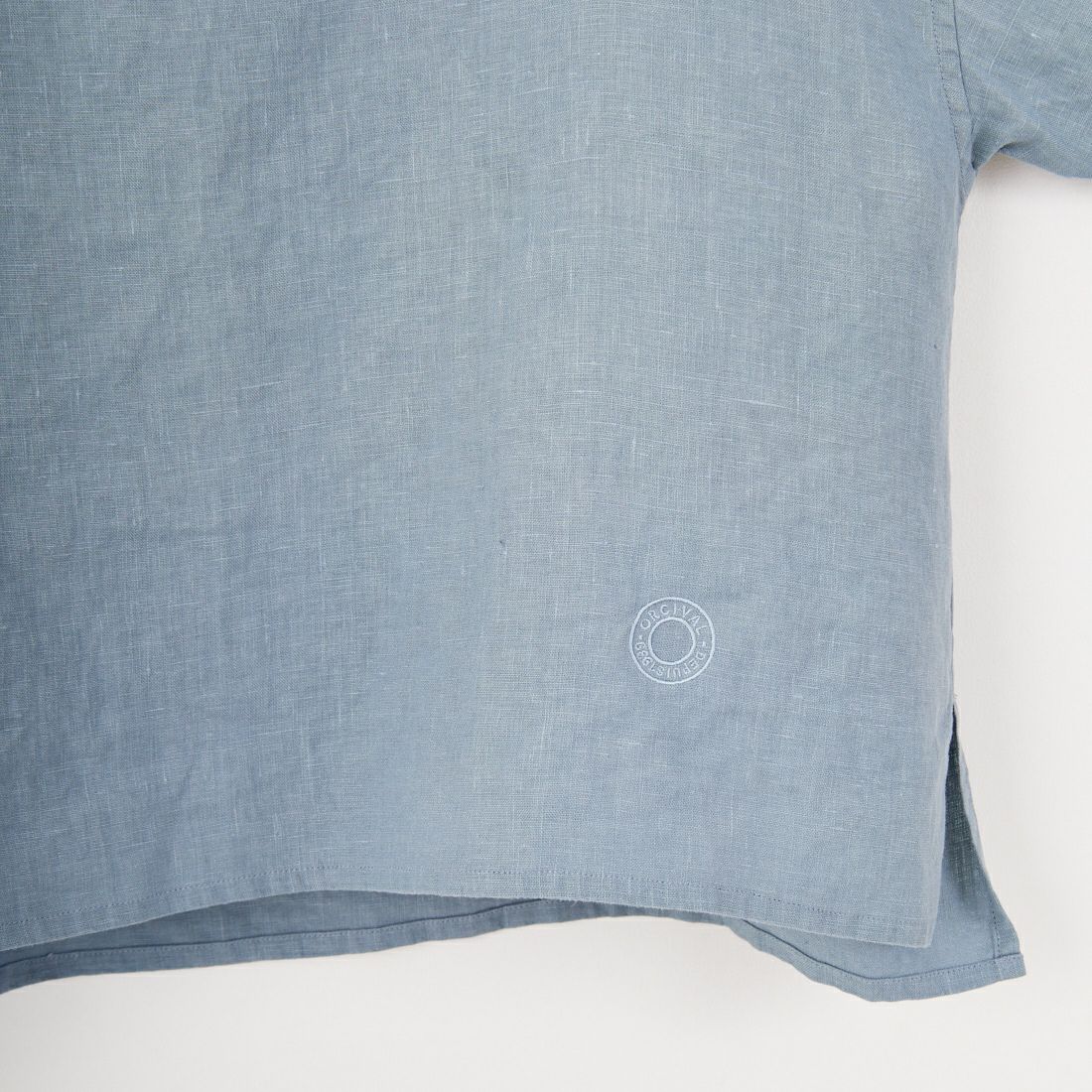 ORCIVAL [オーシバル] ボートネックリネンプルオーバー [OR-B0388YLM] PALE BLUE
