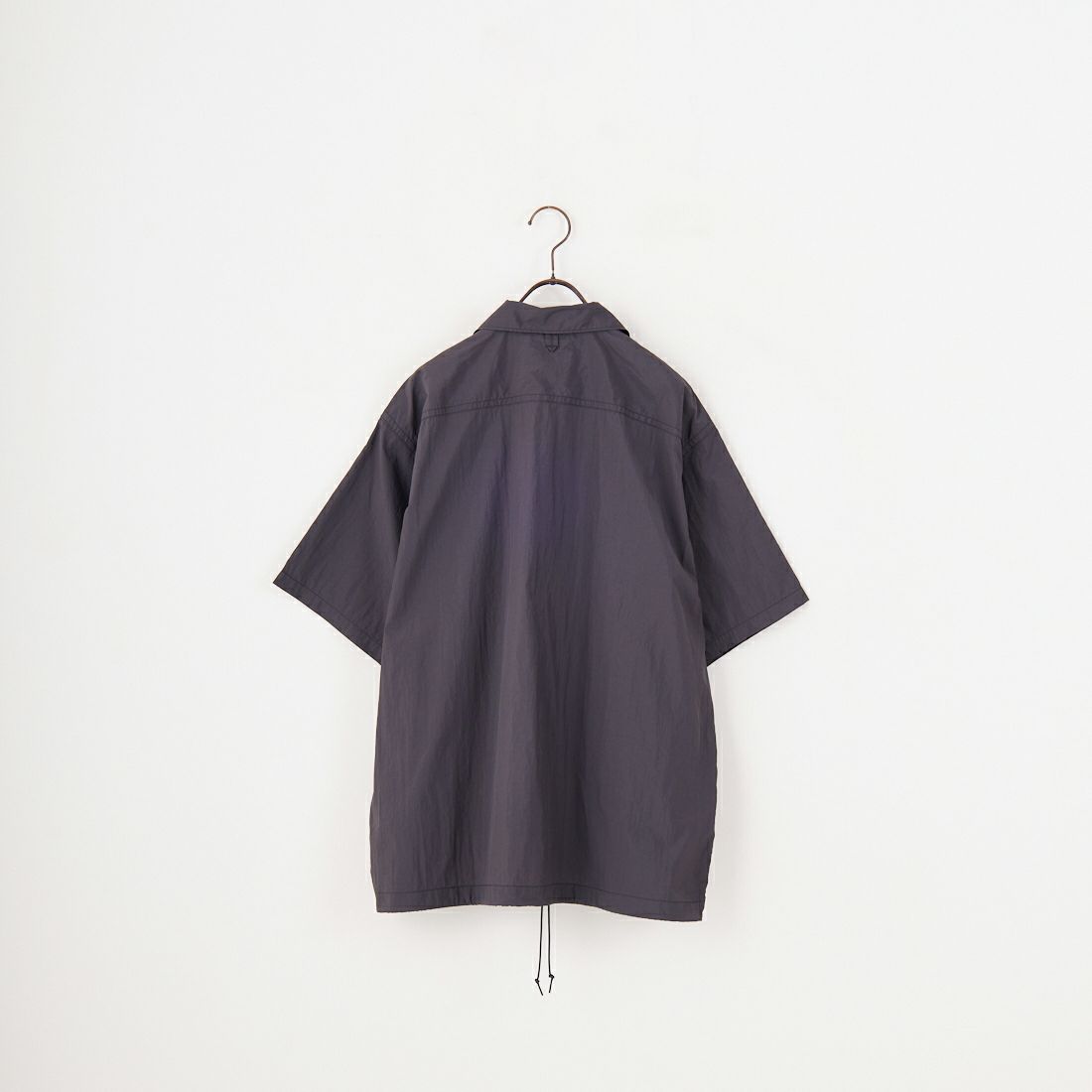 THE NORTH FACE PURPLE LABEL [ザ ノースフェイス パープルレーベル] ナイロンタフタ フィールドショートスリーブシャツ [N25SG055] AH AH GRAY