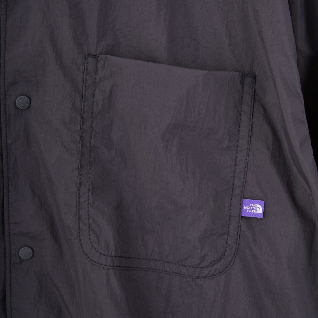 THE NORTH FACE PURPLE LABEL [ザ ノースフェイス パープルレーベル] ナイロンタフタ フィールドショートスリーブシャツ [N25SG055] AH AH GRAY