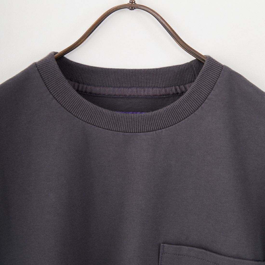 THE NORTH FACE PURPLE LABEL [ザ ノースフェイス パープルレーベル] ハイバルキーポケットTシャツ [N25SH056] AH AH GRAY