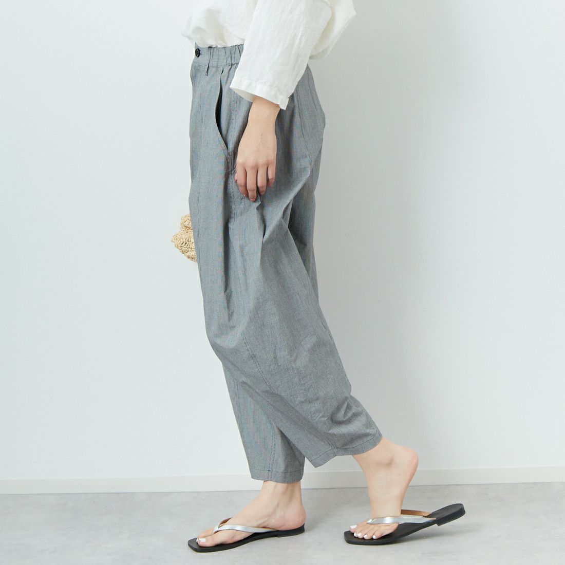 STELLA CIFFON [ステラシフォン] オーガニックコットンウェザーパンツ [ST2-25206B] 81 GRAY