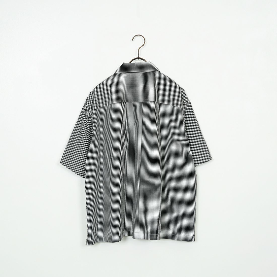 DANTON [ダントン] ハーフスリーブシャツ [DT-B0223CPP] BLACK GNGM