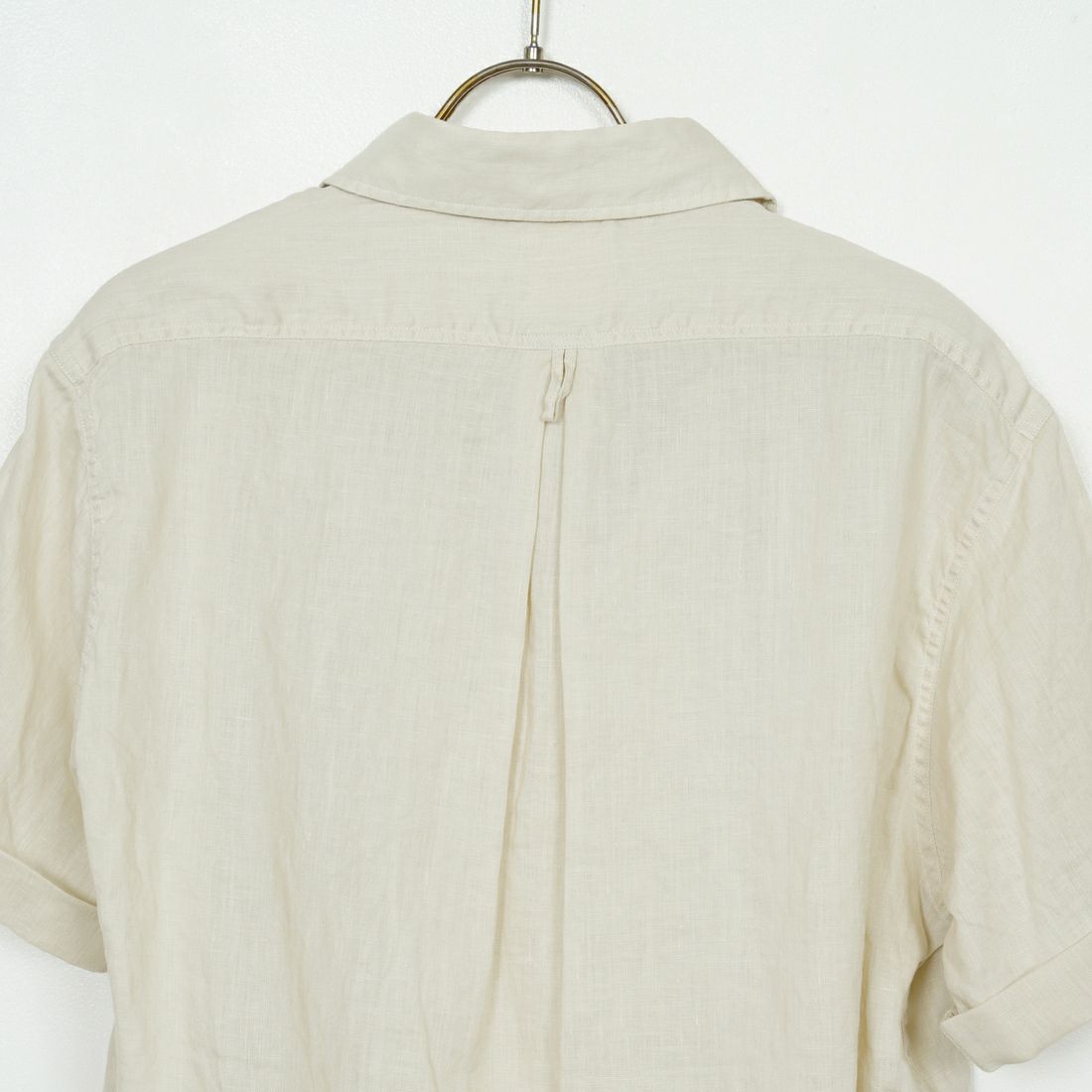 DANTON [ダントン] ラウンドカラー リネンプルオーバーシャツ [DT-B0283FLI] OYSTER