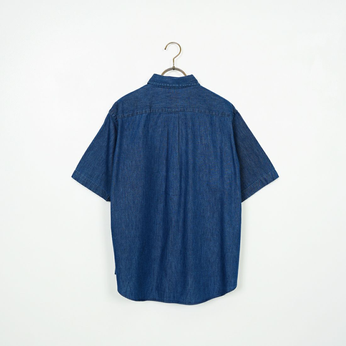 DANTON [ダントン] ドットボタン デニムダンガリー ボタンダウンシャツ [DT-B0337DUG] LT.INDIGO