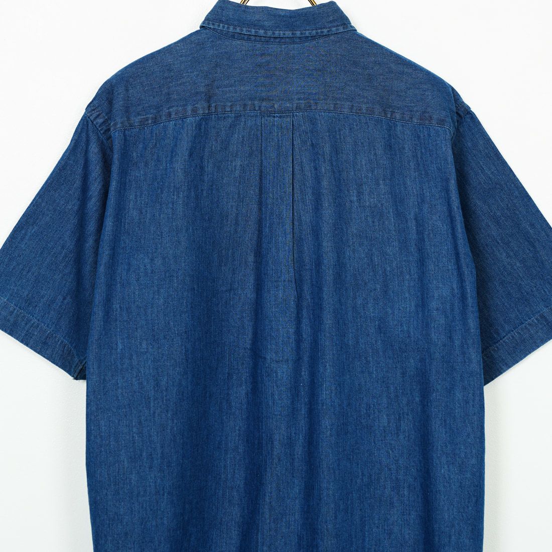 DANTON [ダントン] ドットボタン デニムダンガリー ボタンダウンシャツ [DT-B0337DUG] LT.INDIGO