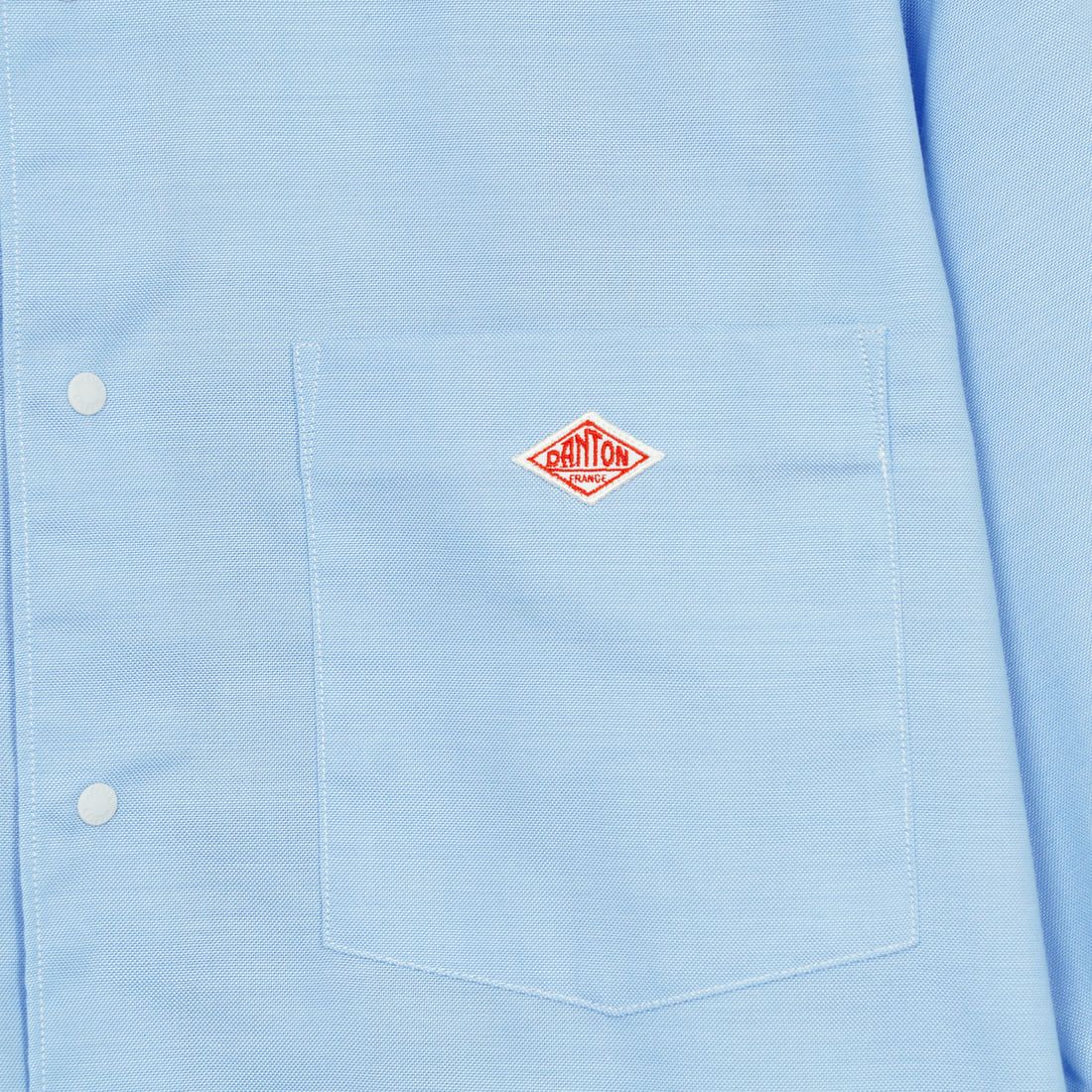 DANTON [ダントン] ドットボタン オックスフォード ボタンダウンシャツ [DT-B0337POD] SAX BLUE