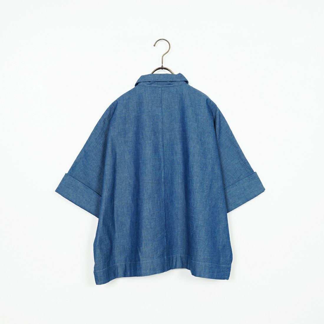 DANTON [ダントン] ワークシャツ [DT-B0345SCA] LT.INDIGO