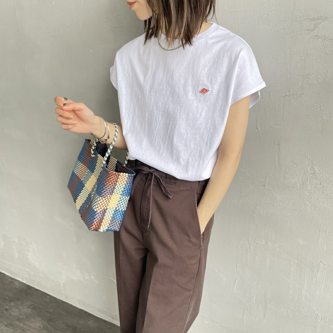 WHITE&&モデル身長：158cm 着用サイズ：S&&