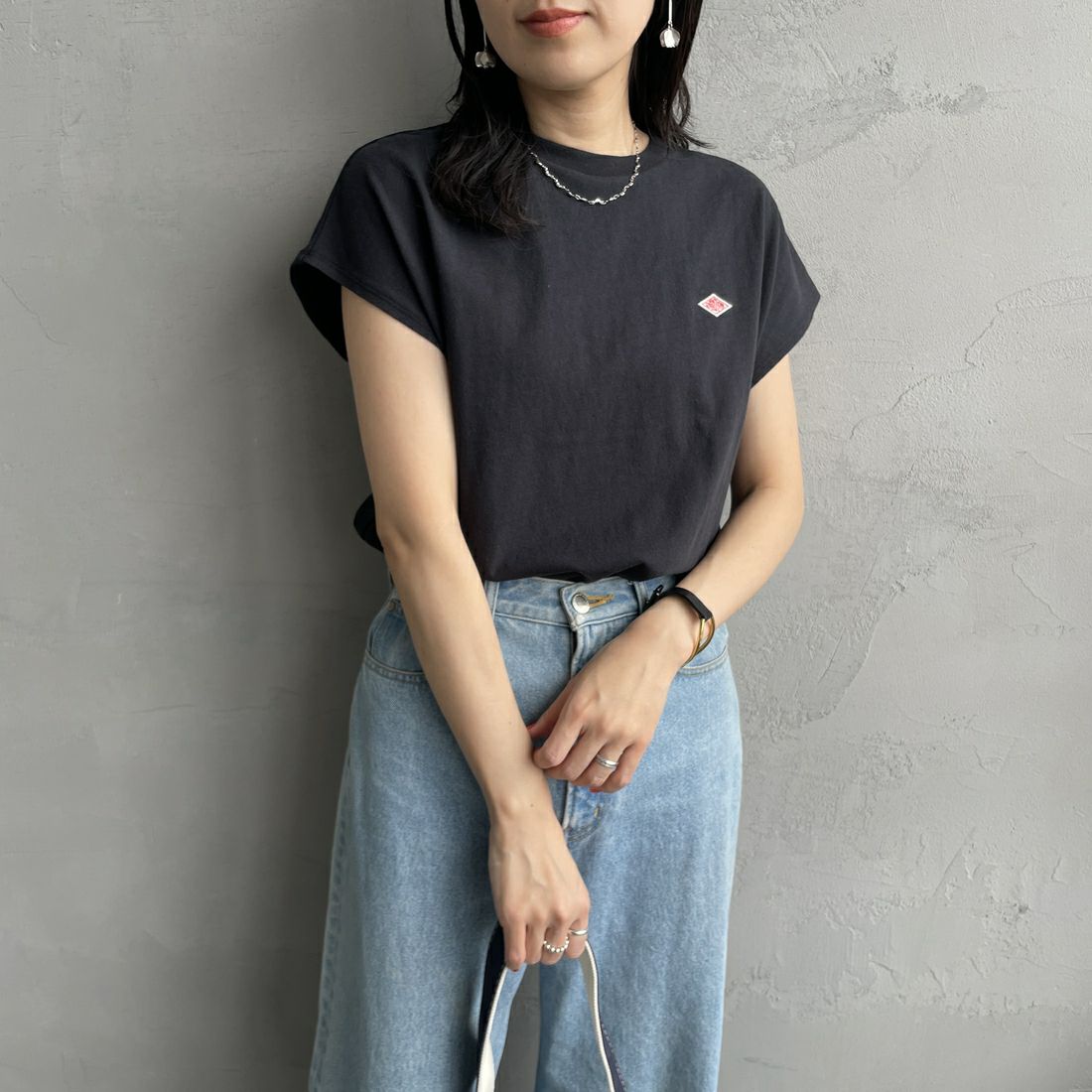 DANTON [ダントン] ドルマンスリーブソリッドTシャツ [DT-C0403FLC] PINK