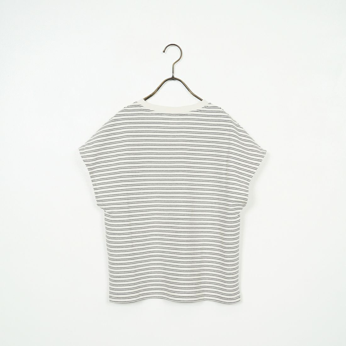 DANTON [ダントン] ドルマンスリーブボーダーTシャツ [DT-C0403FLC] ECRU/CHARC