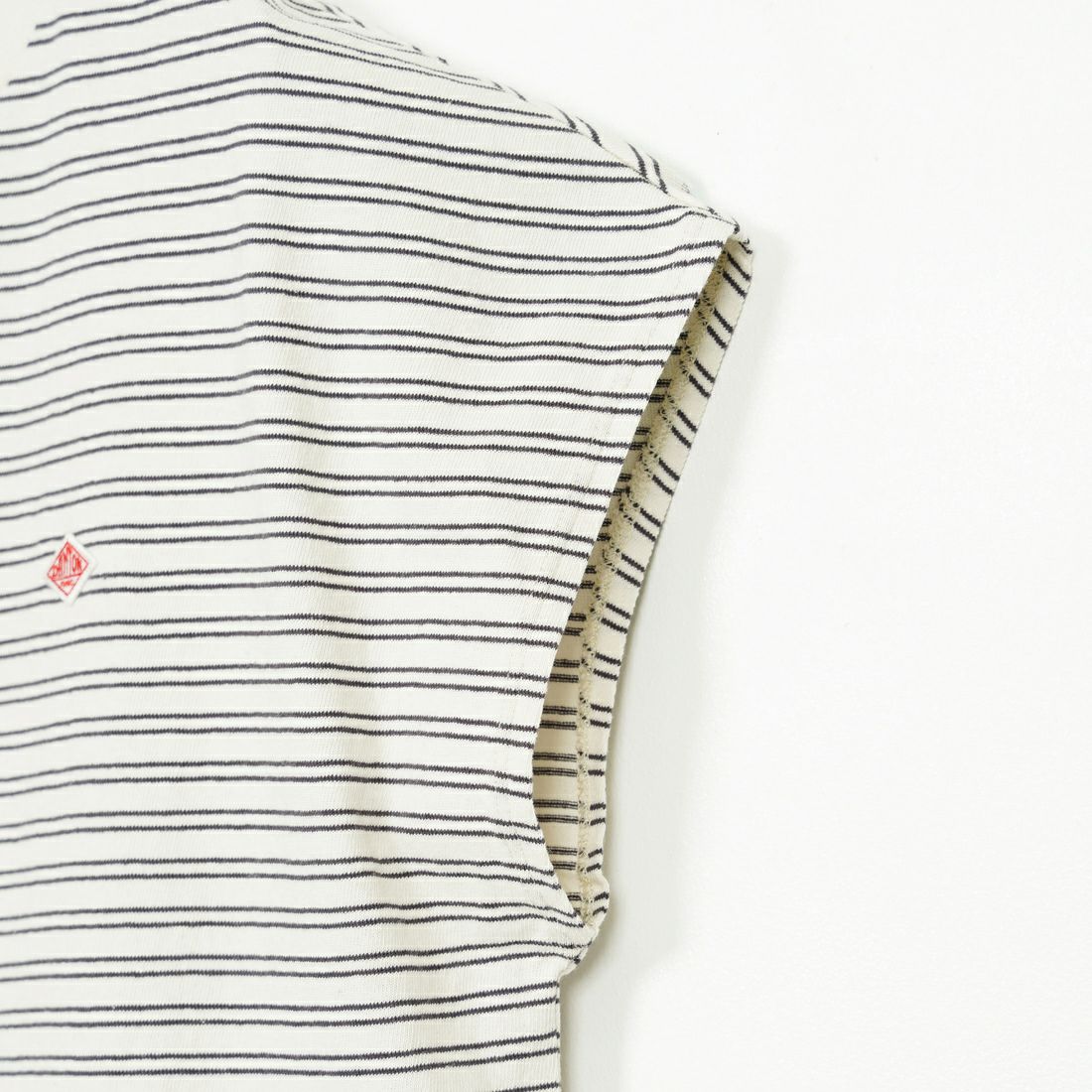 DANTON [ダントン] ドルマンスリーブボーダーTシャツ [DT-C0403FLC] ECRU/CHARC