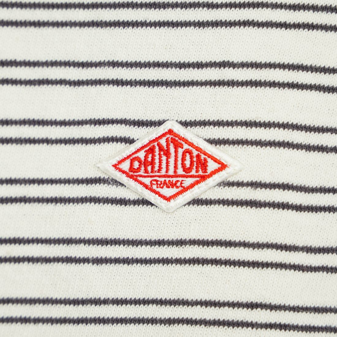 DANTON [ダントン] ドルマンスリーブボーダーTシャツ [DT-C0403FLC] ECRU/CHARC