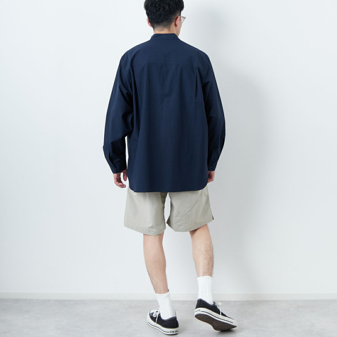 GRAMiCCi [グラミチ] ナイロンパッカブルGショーツ [G4SM-P146] DUNE &&モデル身長：168cm 着用サイズ：L&&